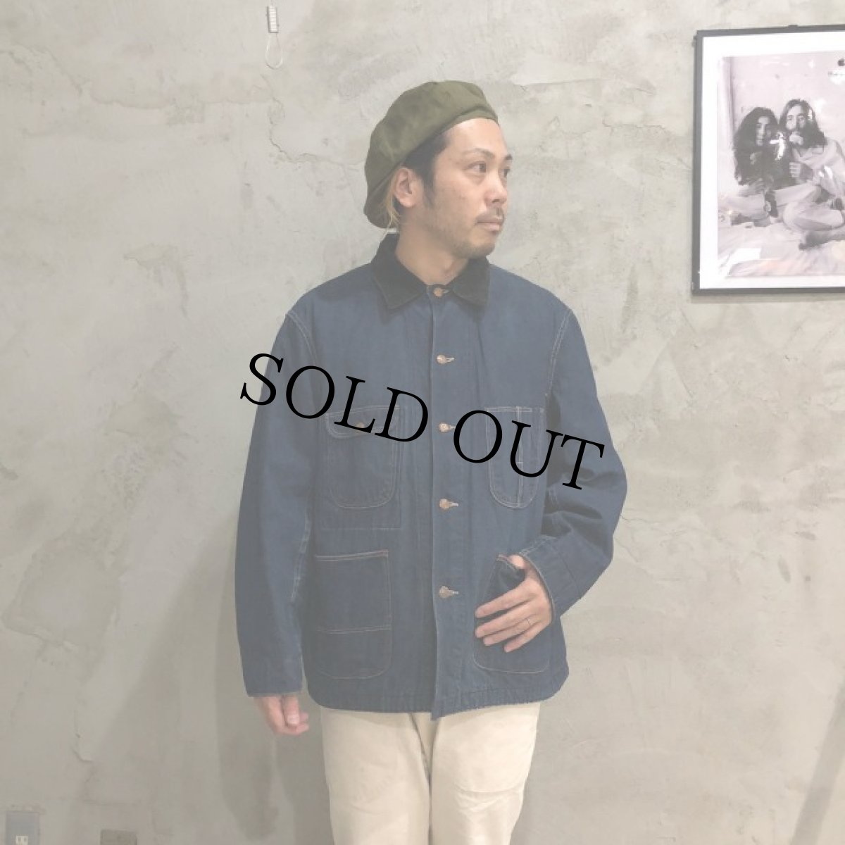 画像2: 50's CASEY JONES ブランケット付き Denim Coverall (2)