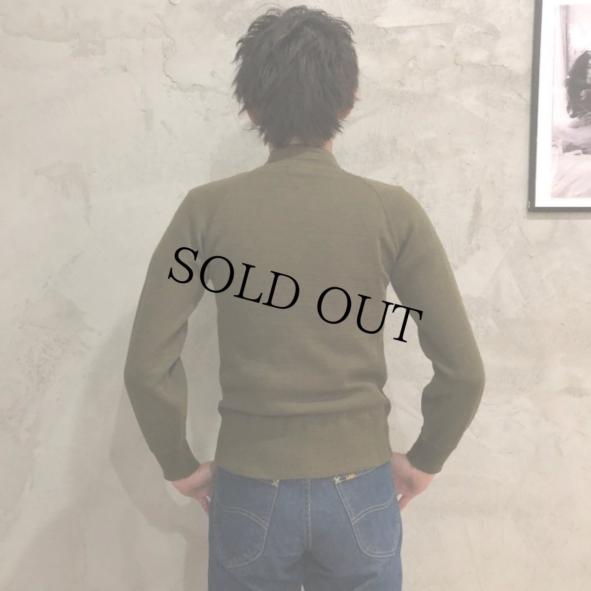 画像4: 40's WWII USAAF C-2 Knit Sweater (4)