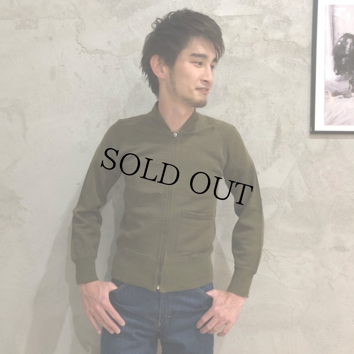 画像2: 40's WWII USAAF C-2 Knit Sweater (2)