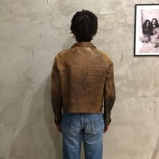 画像5: 1930's PIG SKIN Cossack Jacket ハト目ジップ (5)