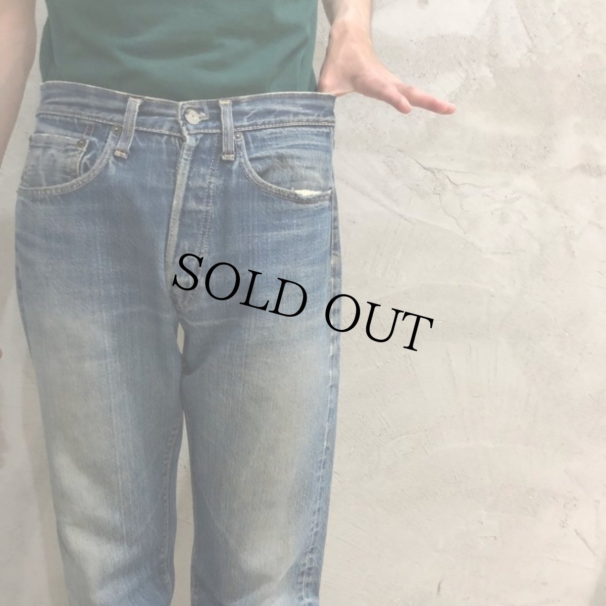 画像7: 1960's LEVI'S 501 BIGE S TYPE デニムパンツ W31 (7)