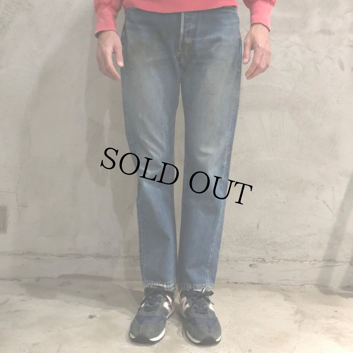 画像3: 1960's LEVI'S 501 BIGE A TYPE デニムパンツ W30 (3)