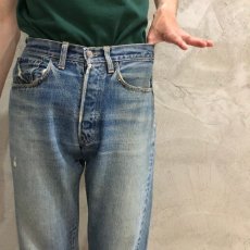 画像8: 60's Levi's 501 BIGE デニムパンツ ウエストシングル W29 (8)