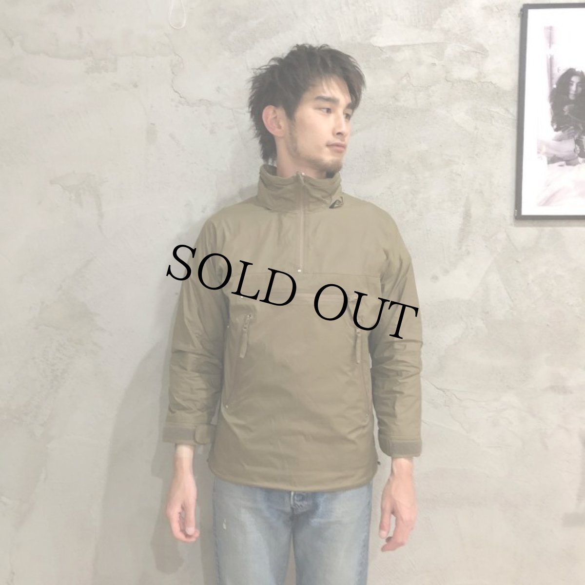 画像2: British Army smock lightweight thermal (pcs) light olive S (2)