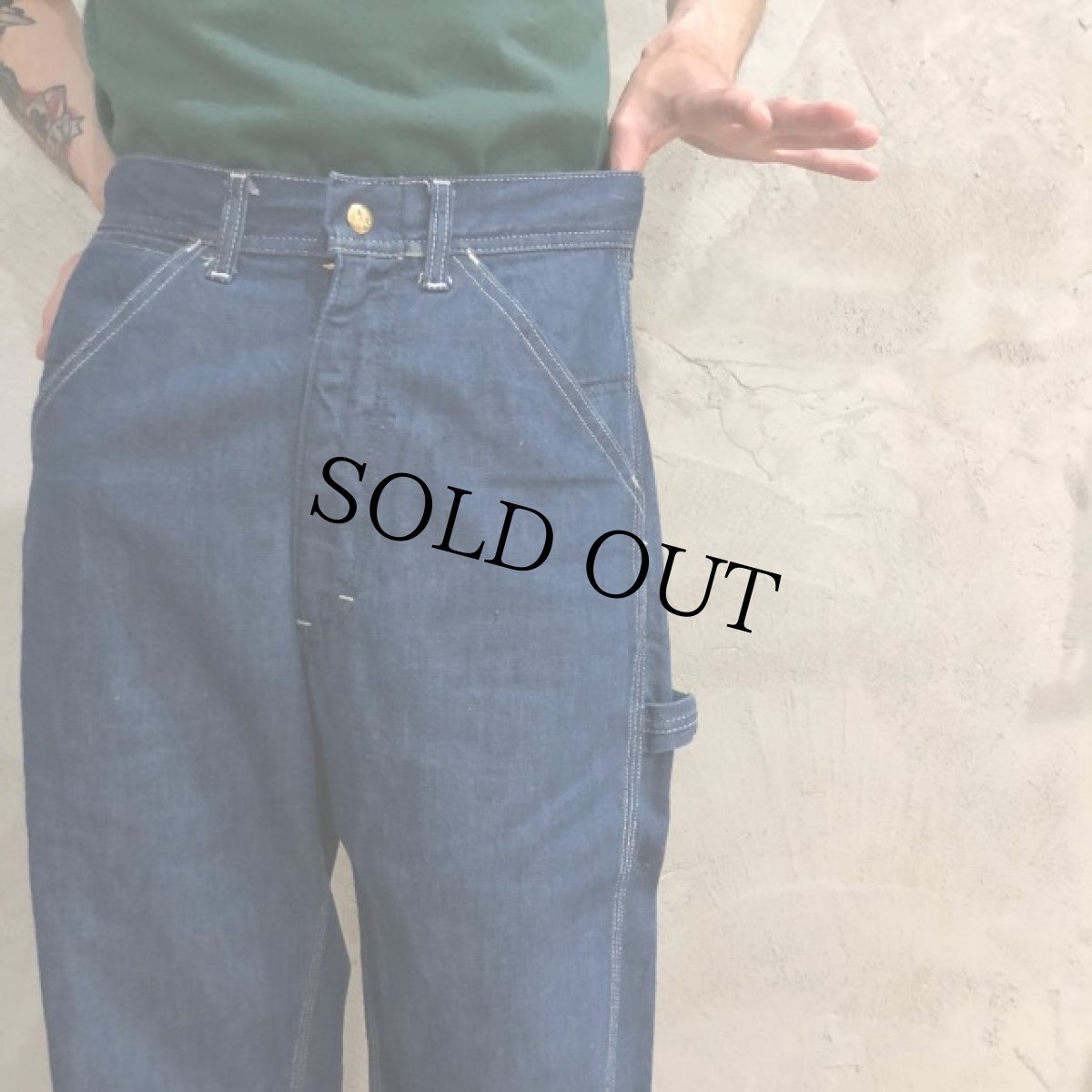 画像12: 70's Lee USA製 Denim Painter pants W28 (12)