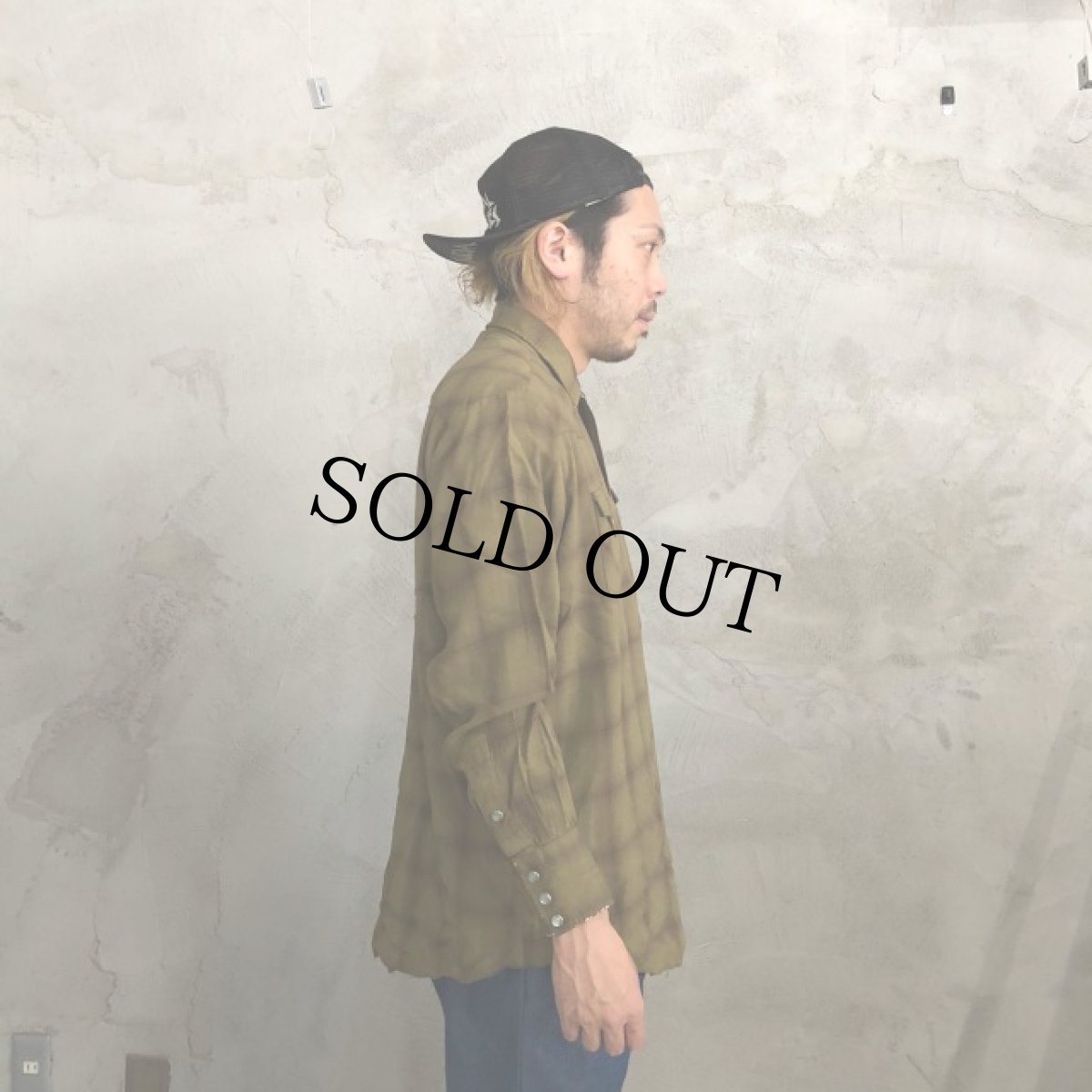 画像3: 50's〜 HBARC シャドウチェックウエスタンシャツ (3)