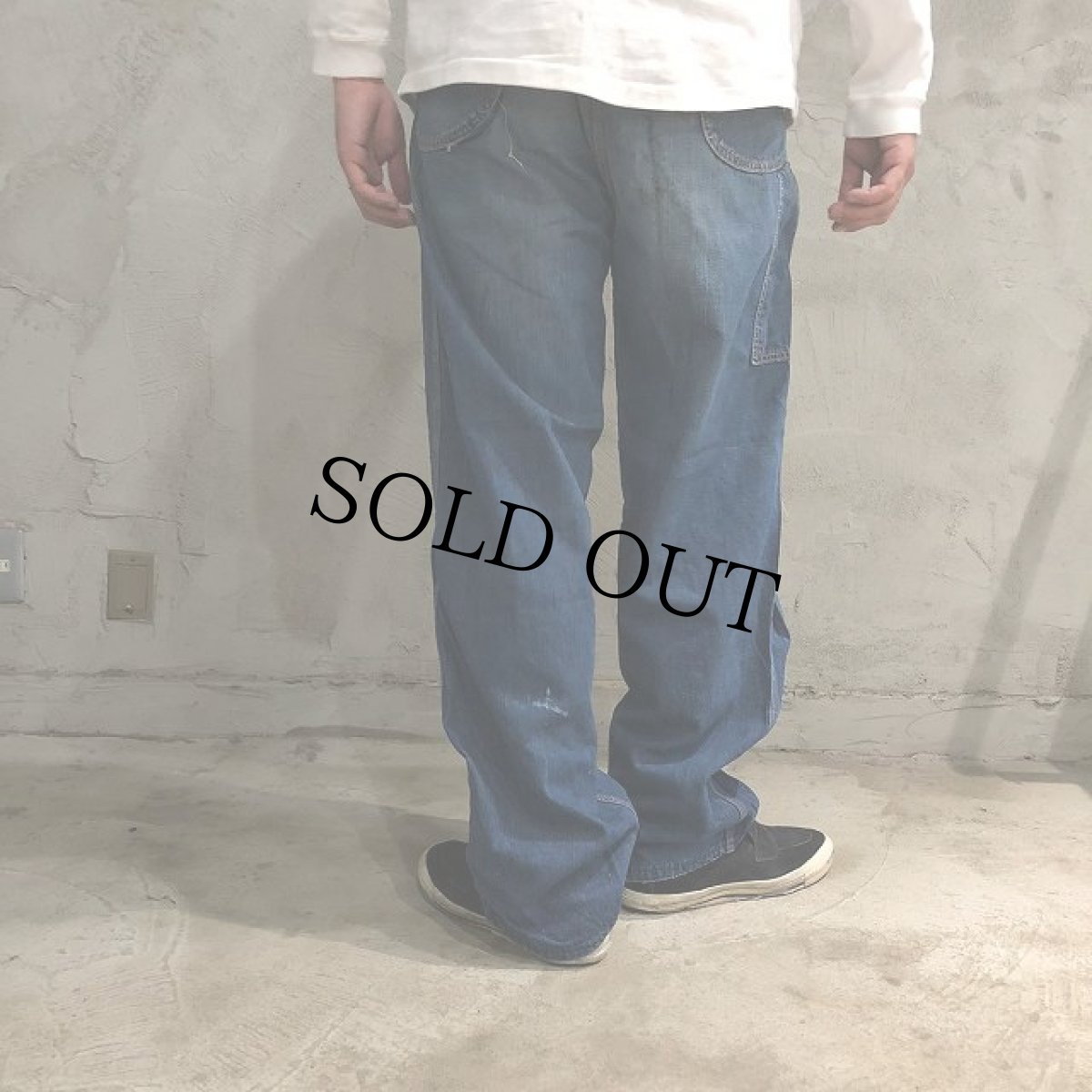 画像5: 60's UNKOWN デニムペインターパンツ W36 (5)