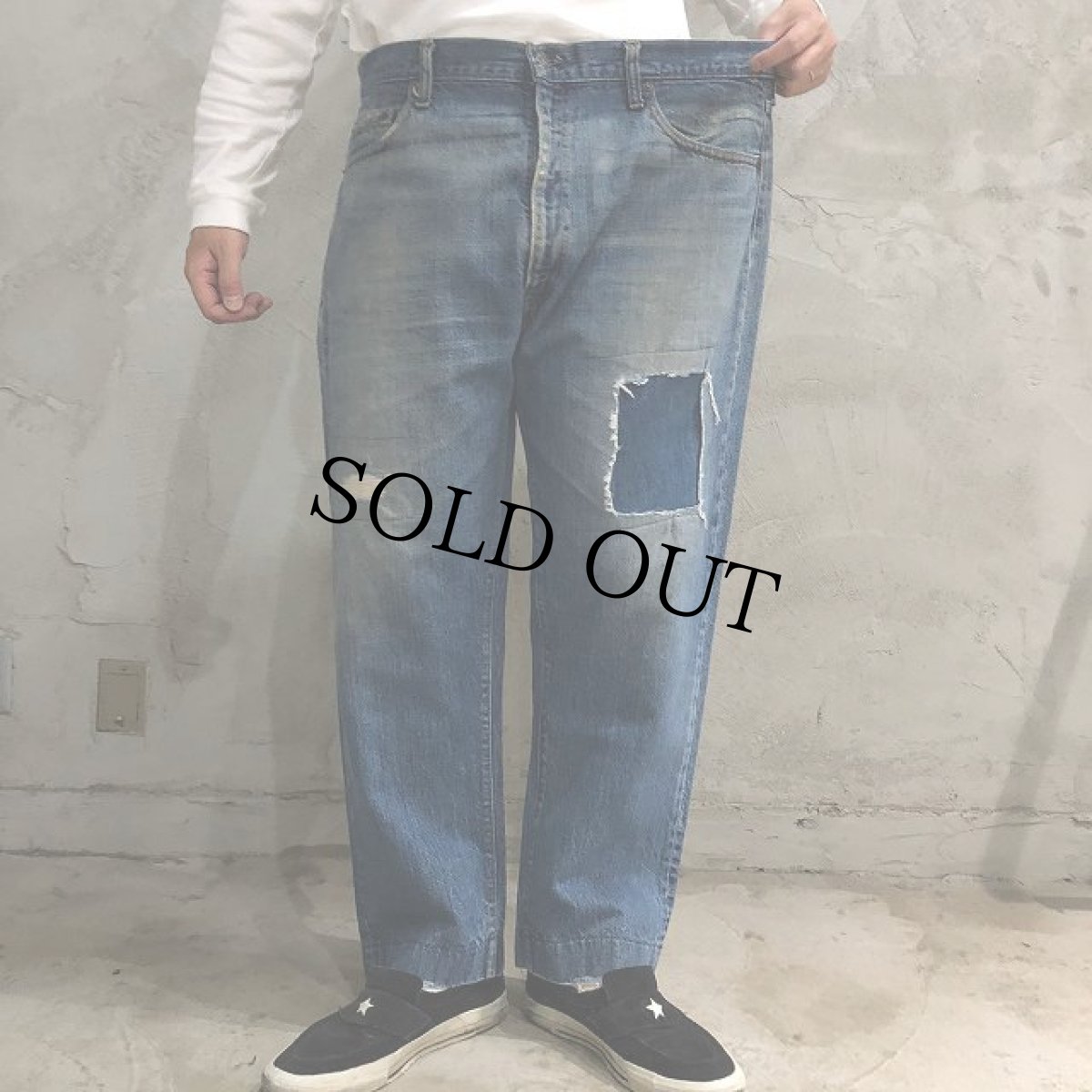 画像2: 70's Levi's 505 66single デニムパンツ W40 (2)