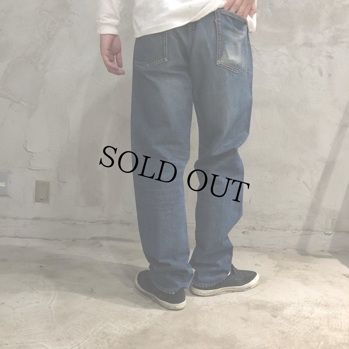 画像4: 60's〜70's LEVI'S 505 BIGE デニムパンツ W37 (4)