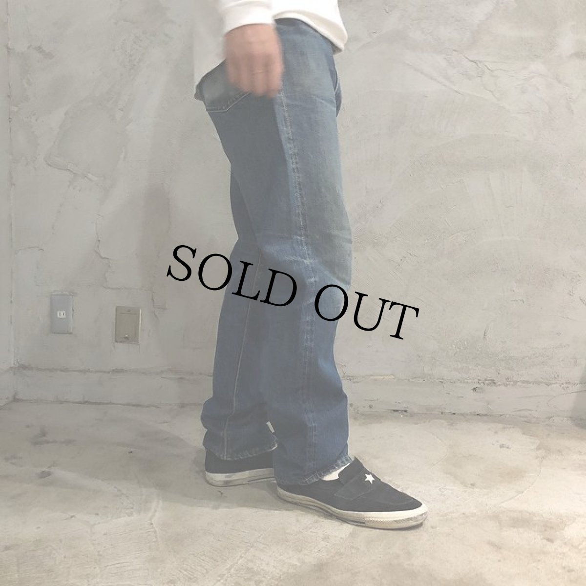 画像3: 60's〜70's LEVI'S 505 BIGE デニムパンツ W37 (3)