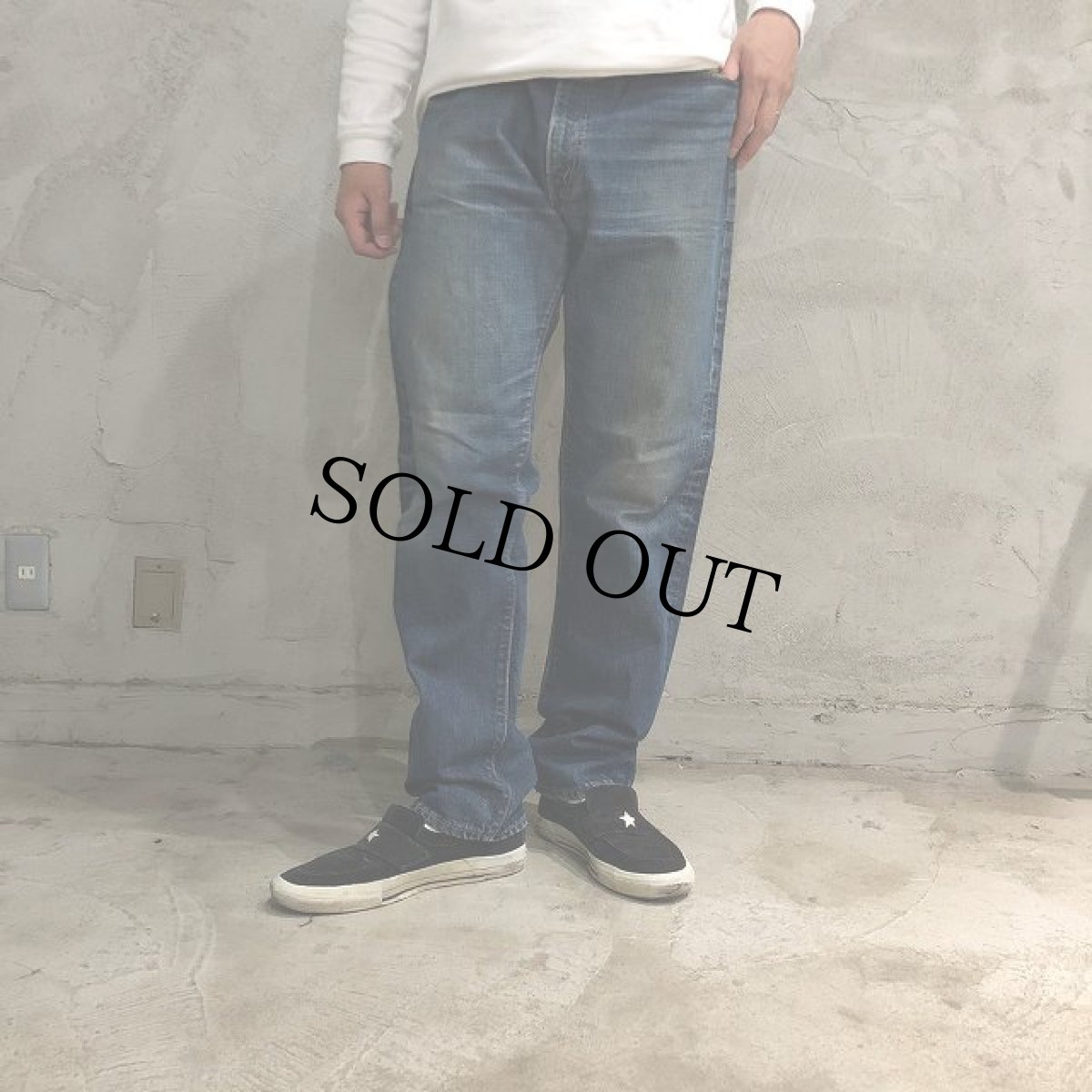 画像2: 60's〜70's LEVI'S 505 BIGE デニムパンツ W37 (2)