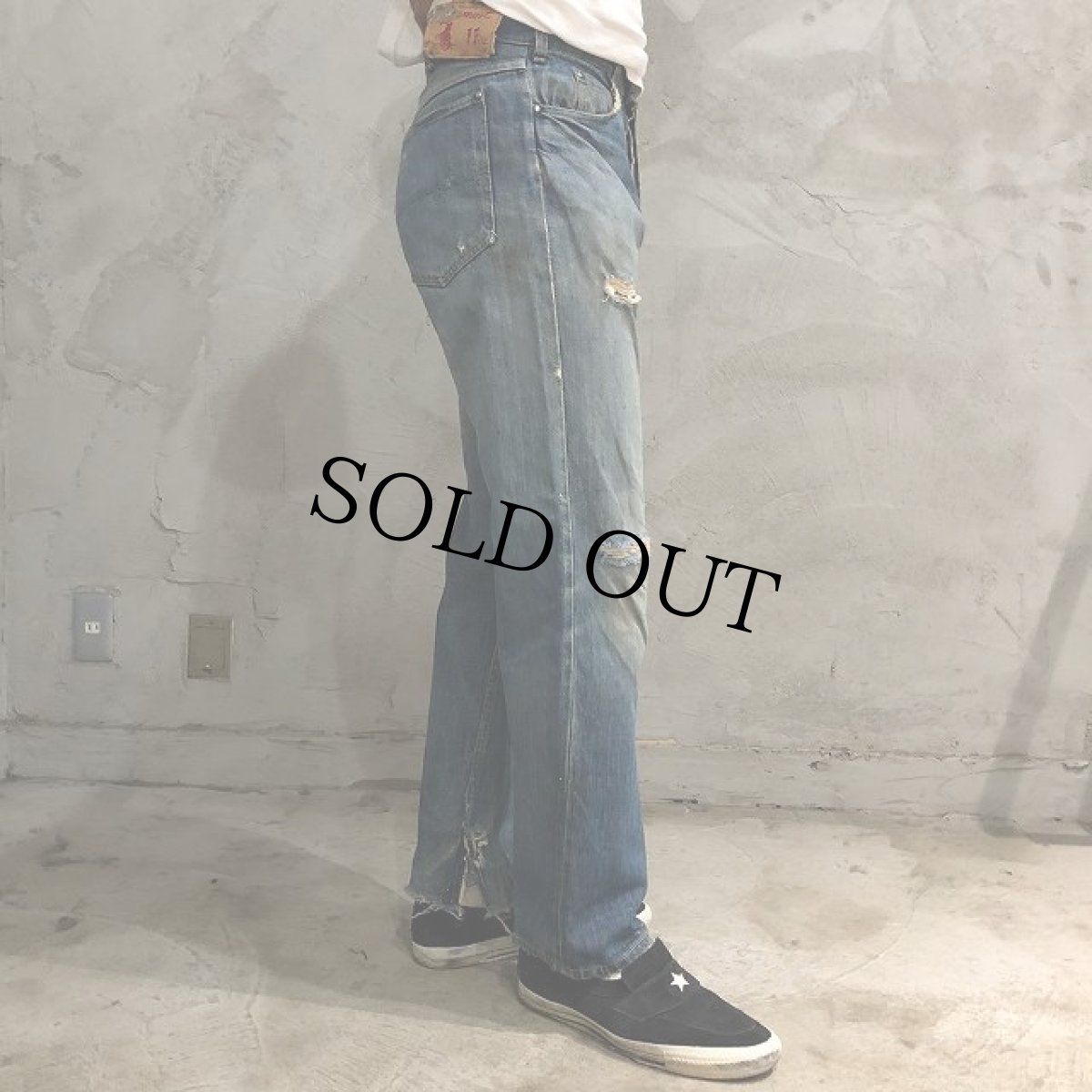 画像3: 40's FOREMOST JCPenney 股リベ 5ポケットデニムパンツ W31 (3)