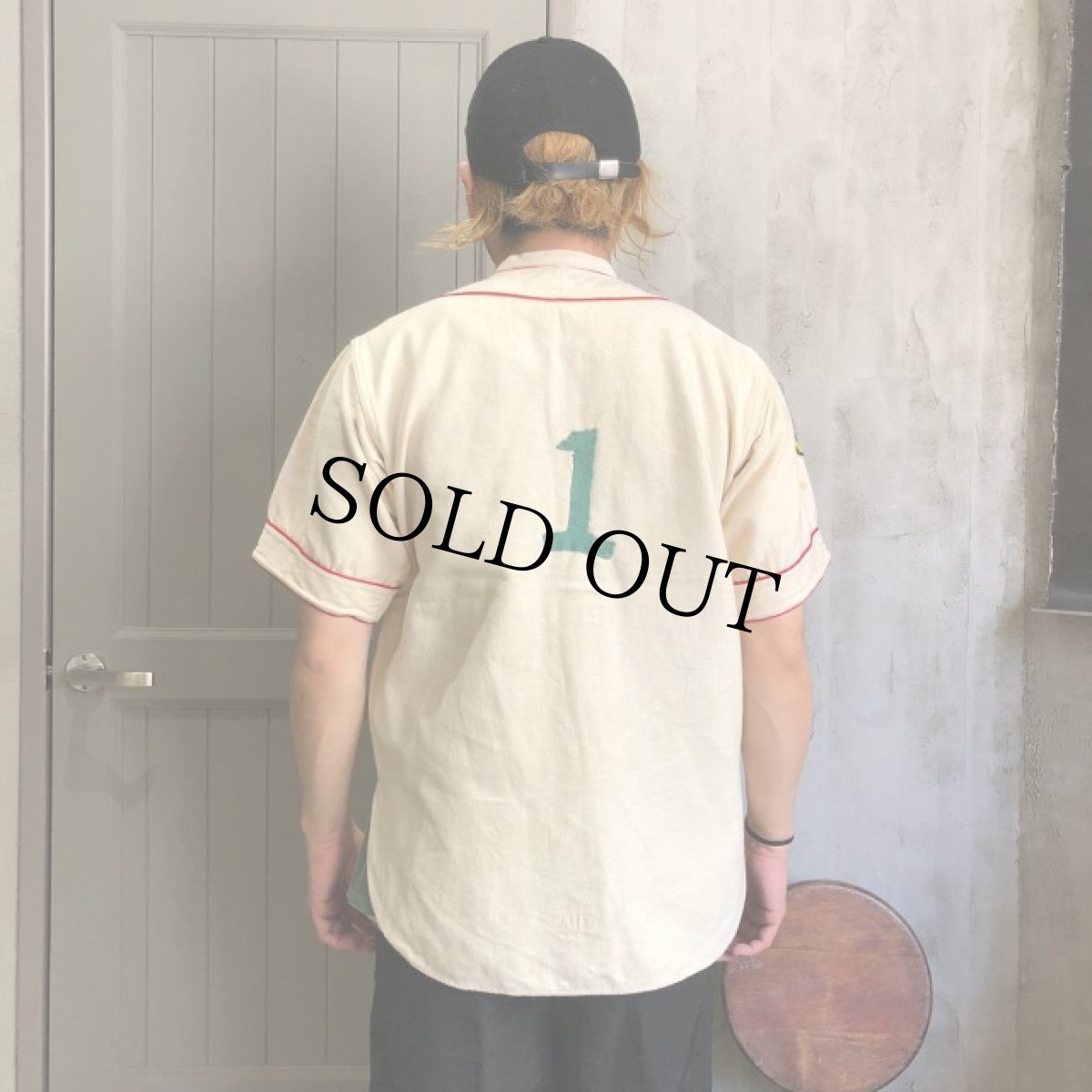 画像5: 40's "EAGLES" Baseball Flannel Shirt (5)