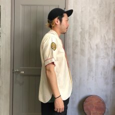 画像4: 40's "EAGLES" Baseball Flannel Shirt (4)