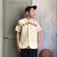 画像3: 40's "EAGLES" Baseball Flannel Shirt (3)