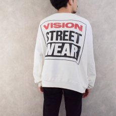 画像4: 80's VISION STREET WEAR スケートブランド ポケ付きスウェット (4)