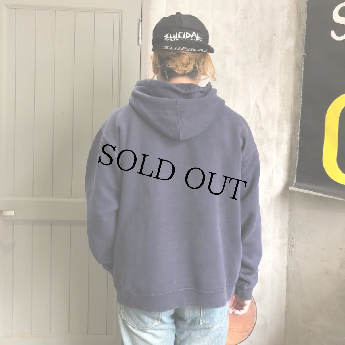 画像4: BLACKLABEL 袖プリント スケータースウェットパーカ (4)