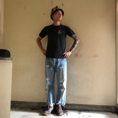 画像5: 【SALE】 90's C.B.H.C USA製 スカル バイカーTシャツ (5)