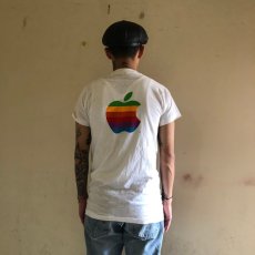 画像5: 70's Apple USA製 レインボーアップルロゴ バックプリントTシャツ (5)