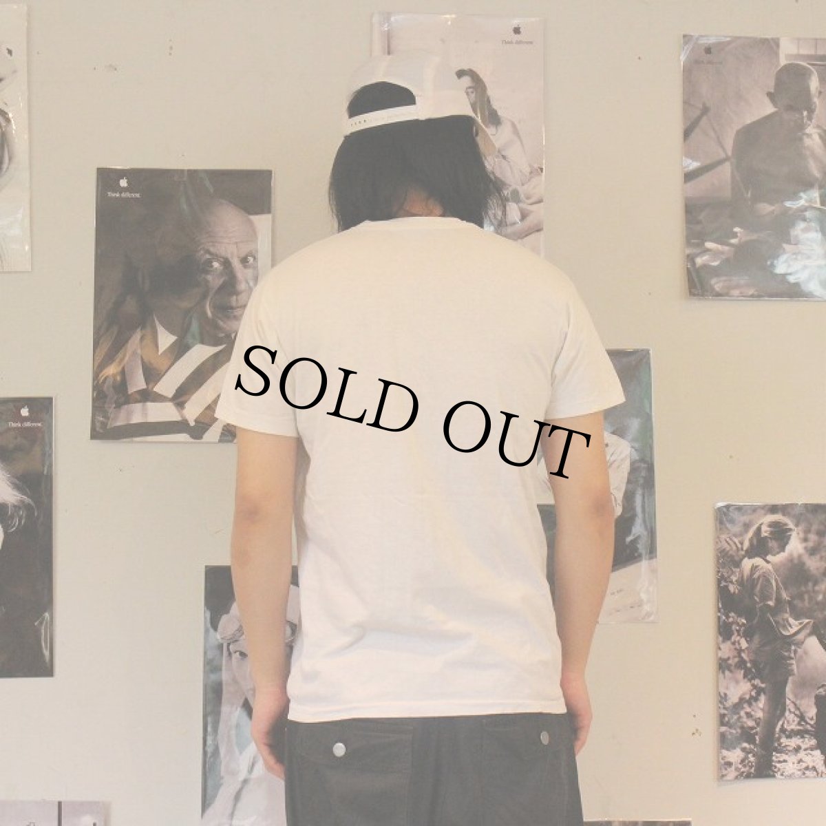 画像4: 80's Apple USA製 "Apple" レインボーロゴTシャツ L (4)