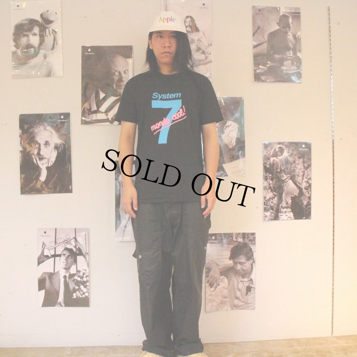 画像6: 90's Apple USA製 "System 7" プリントTシャツ DEADSTOCK M (6)