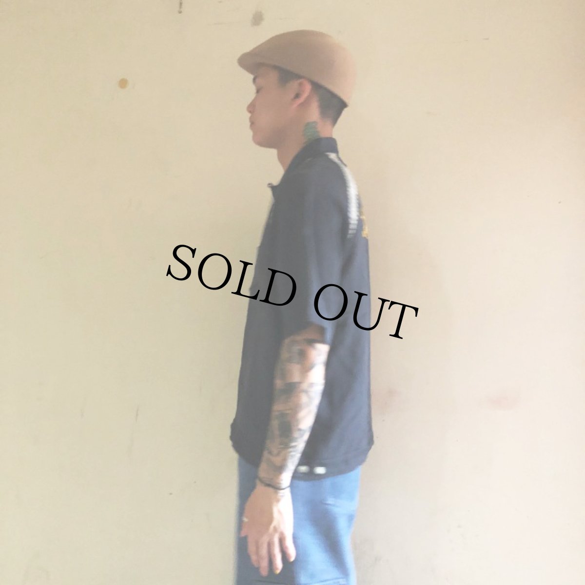 画像4: 60's Dunbrooke チェーン刺繍 Bowling Shirt M (4)