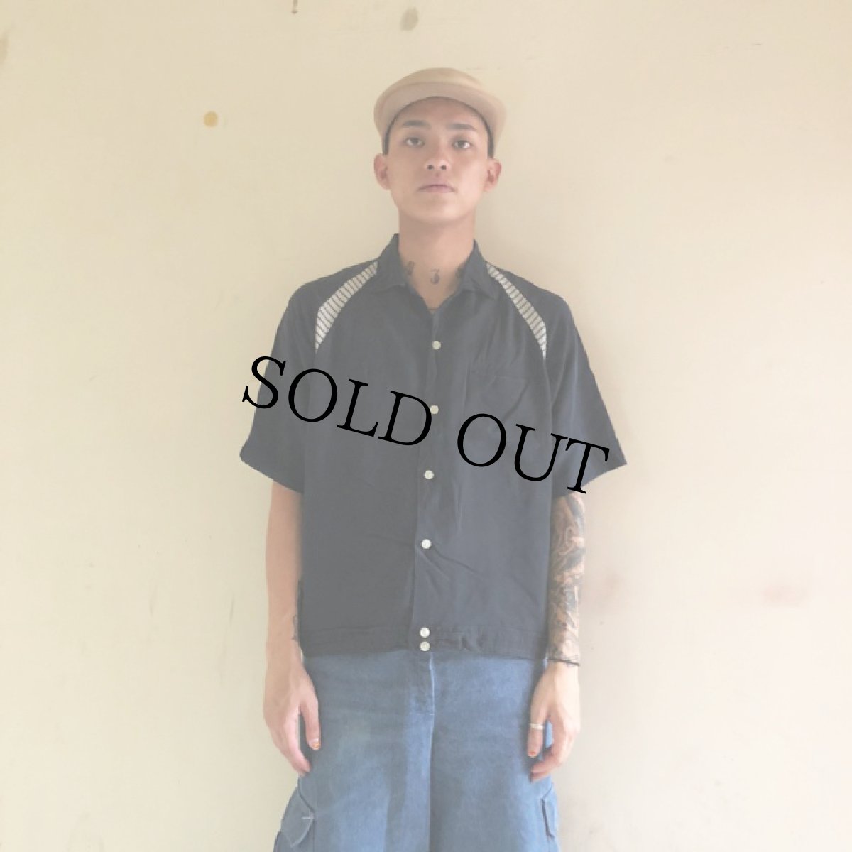 画像5: 60's Dunbrooke チェーン刺繍 Bowling Shirt M (5)