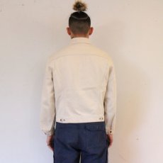 画像4: 70's〜 Levi's USA製 生成りデニムジャケット 38 (4)