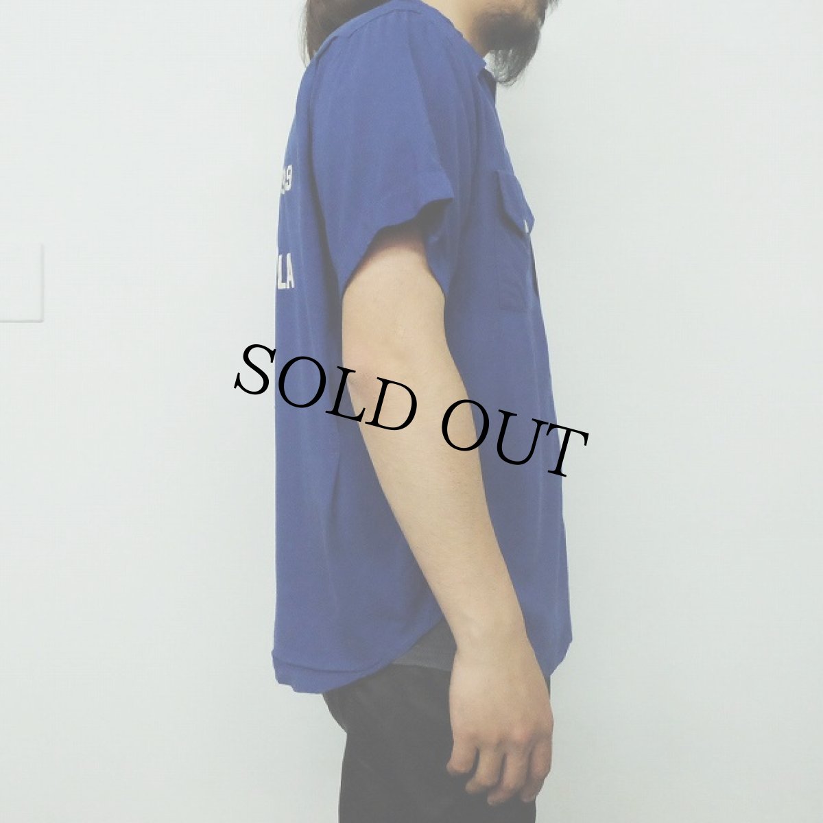 画像5: 60's NAT NAST "V.F.W. SHEFFIELD, ALA." フロッキープリント ボーリングシャツ (5)