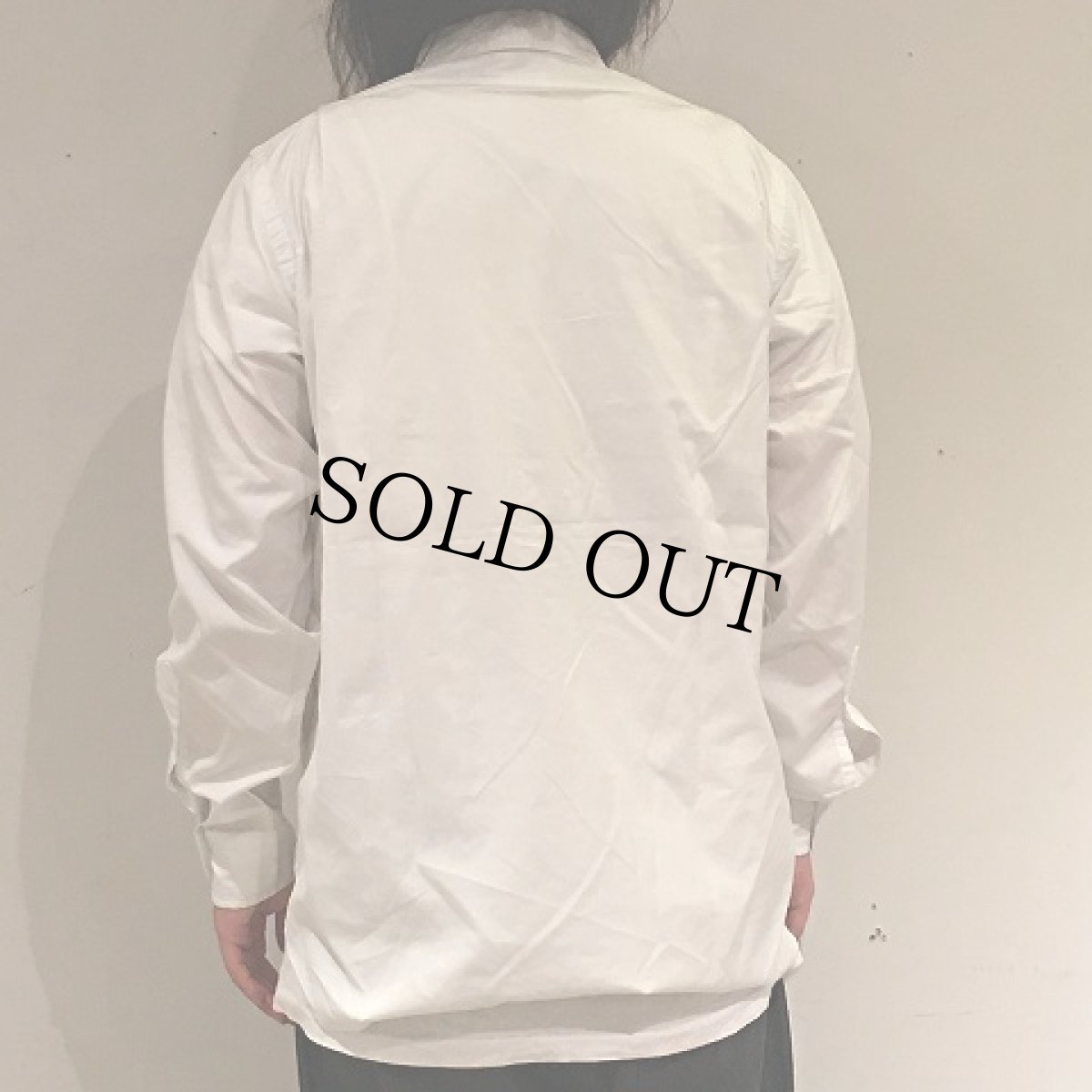 画像4: 60's PILGRIM White Cotton Shirt DEADSTOCK (4)