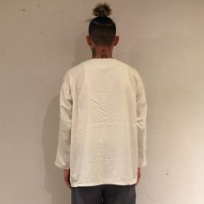 画像4: 30〜40's HALF-MOON BROADCLOTH Cotton Pajamas Shirt (4)