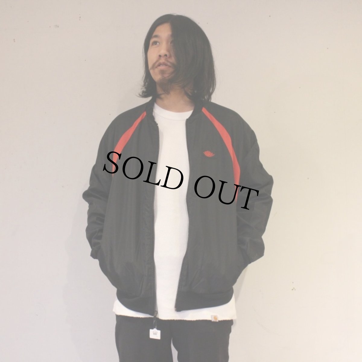 画像3: 80's NIKE 紺タグ "AIRJORDAN" Nylon Jacket L (3)