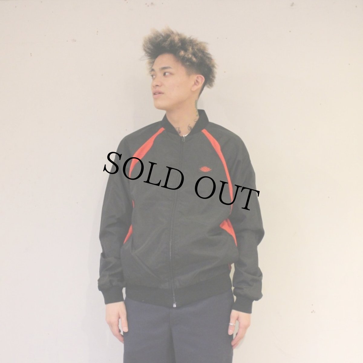 画像3: 80's NIKE 紺タグ "AIRJORDAN" Nylon Jacket L (3)