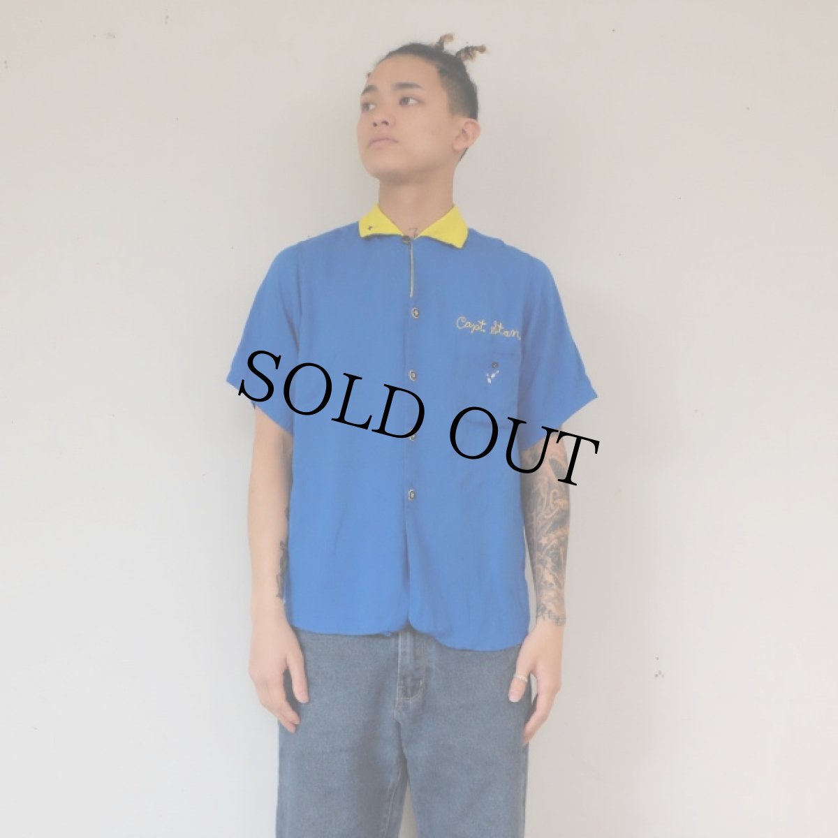 画像4: 60's King Louie チェーンステッチ ボーリングシャツ (4)