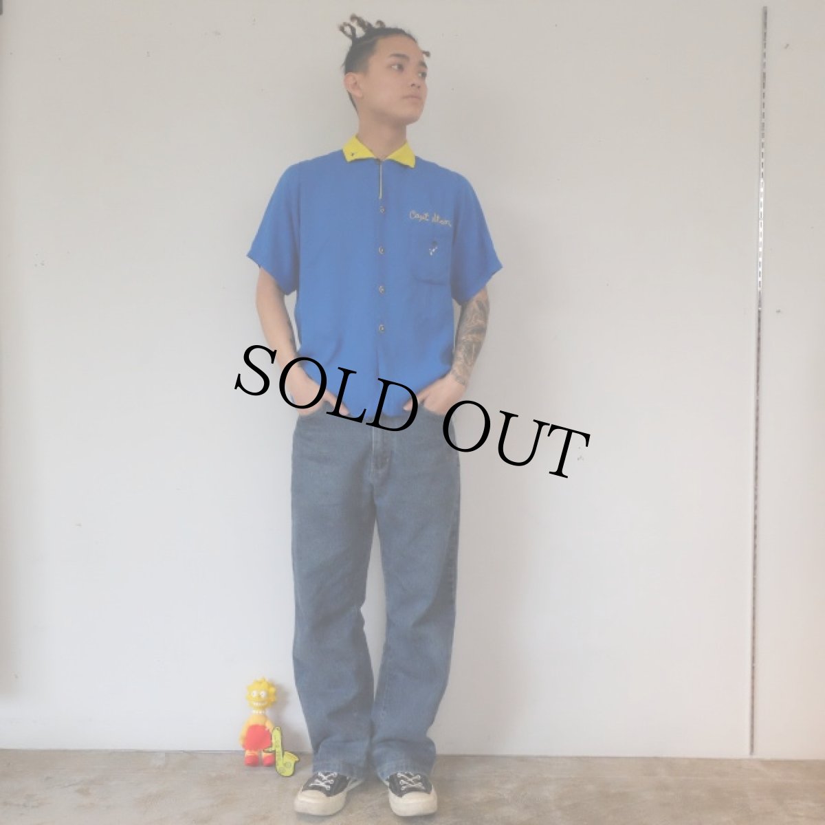 画像3: 60's King Louie チェーンステッチ ボーリングシャツ (3)