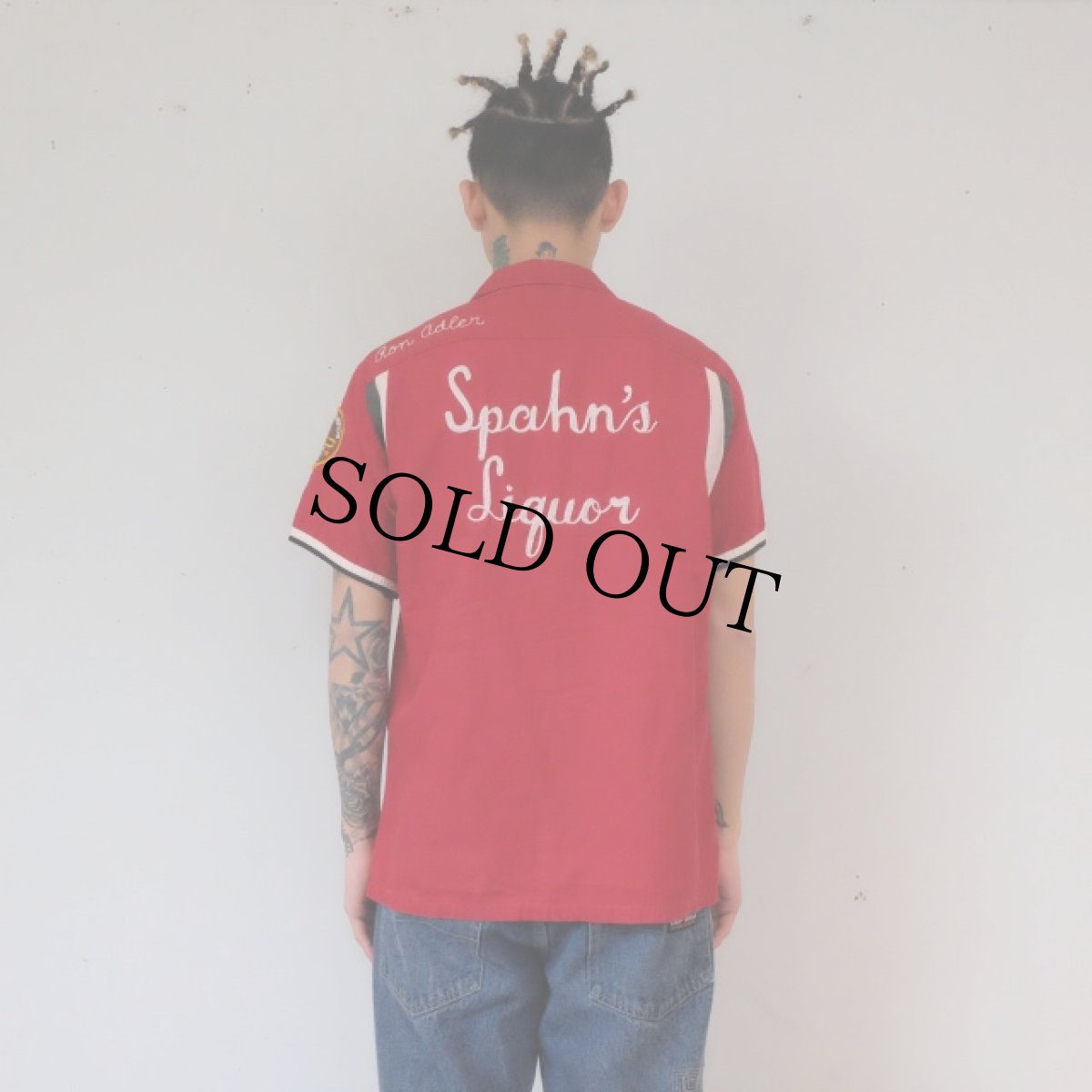 画像5: 50's〜60's Hilton USA製 チェーン刺繍ボーリングシャツ (5)