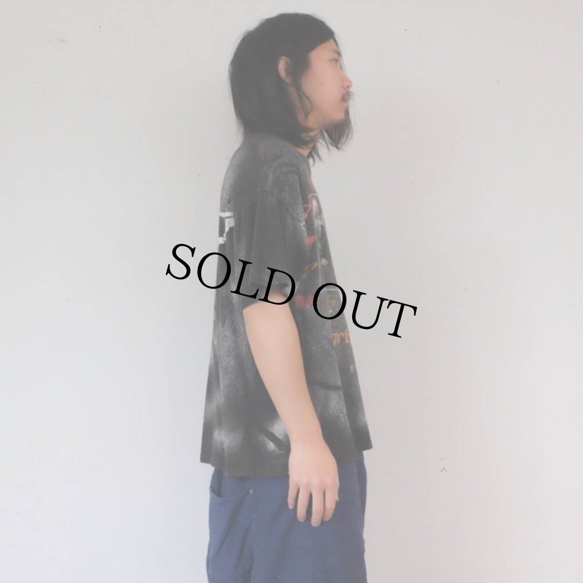 画像5: 90's AEROSMITH "get a grip tour" バンドツアー手刷りTシャツ M〜L位 (5)