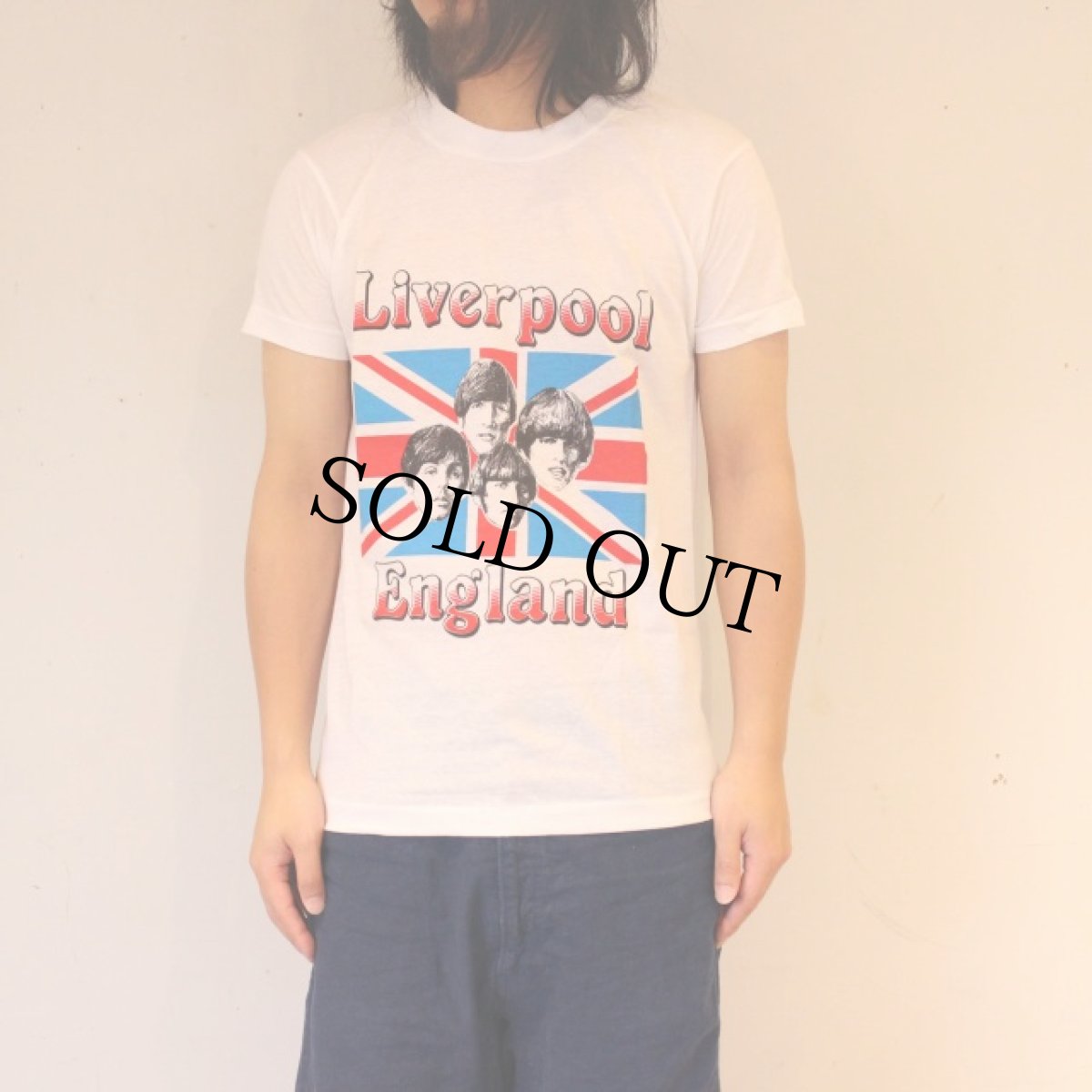 画像3: 80's THE BEATLES USA製 "Liverpool England" バンドTシャツ DEADSTOCK M (3)
