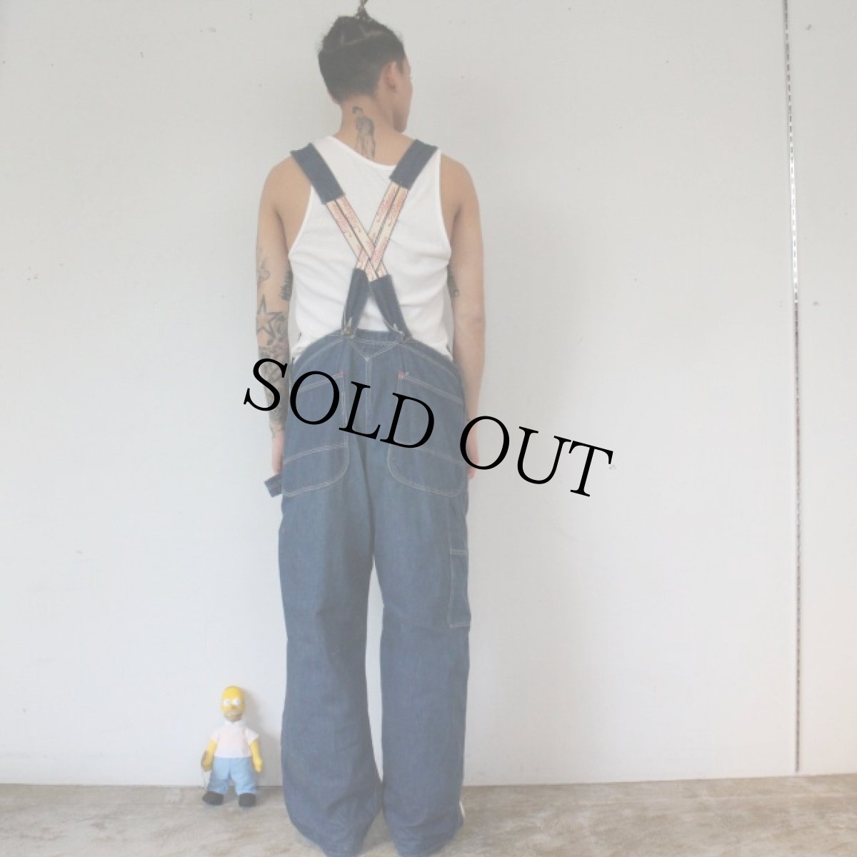 画像5: 50's PIONEER ローバック Denim Overall (5)
