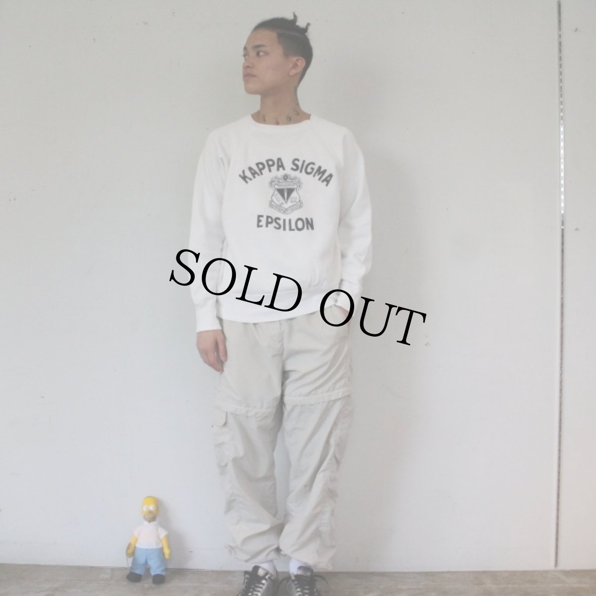 画像2: 60's Champion USA製 ランタグ "KAPPA SIGMA EPSILON" Sweat L (2)