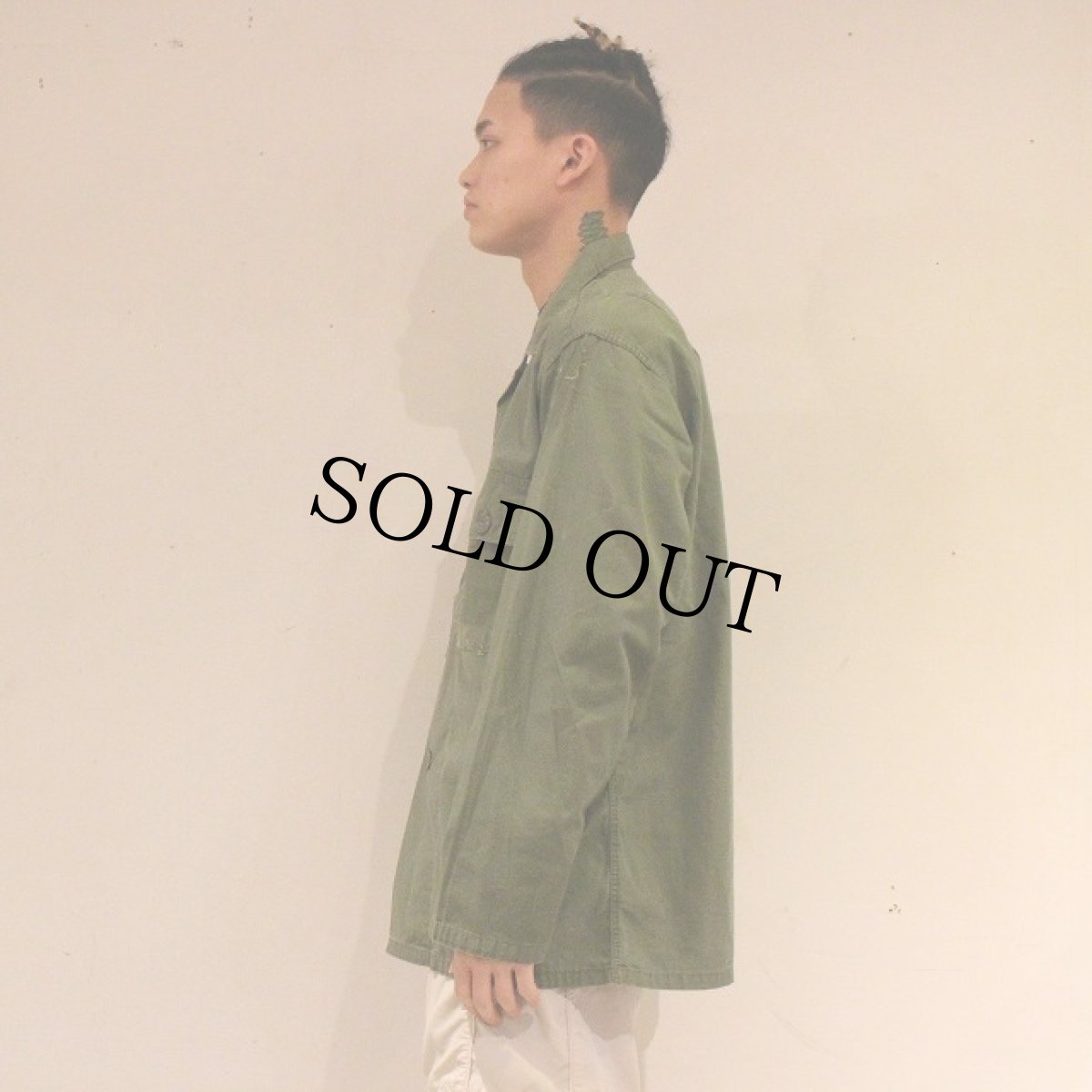 画像5: 60's U.S.ARMY Poplin Utility Shirt 2nd (5)