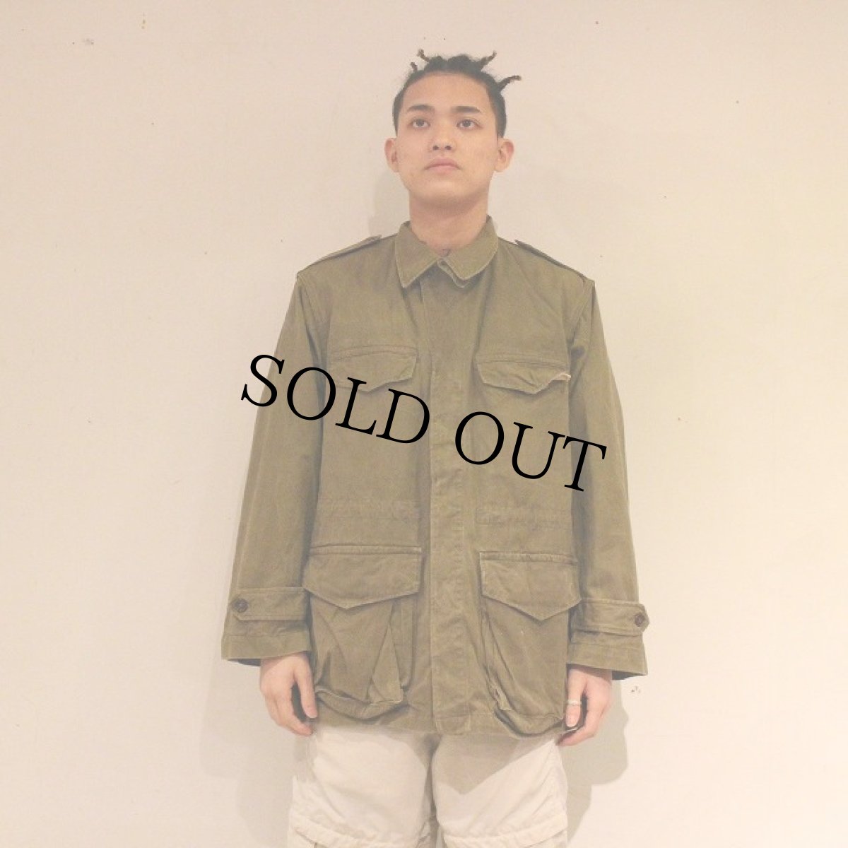 画像3: 50's French Army M-47 HBT Jacket 後期 (3)