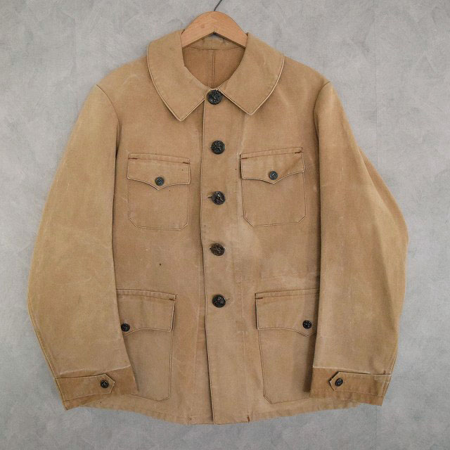 よしなりの「It's Now or Never」20 ★30's サーヴァントジャケット★40's 動物ボタン Hunting Jacket