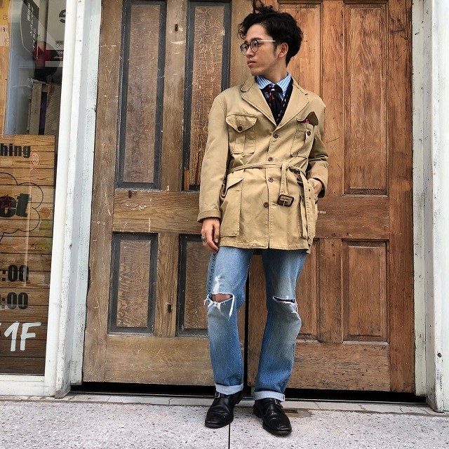 希少【engineered garments】ハンティングジャケット サファリ