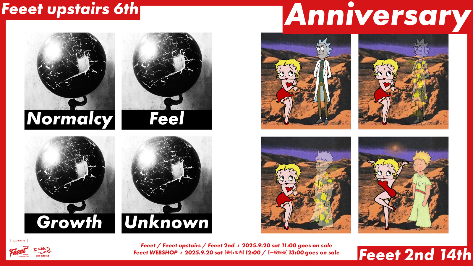 Feeet upstairs 6th / Feeet 2nd 14th Anniversary2025