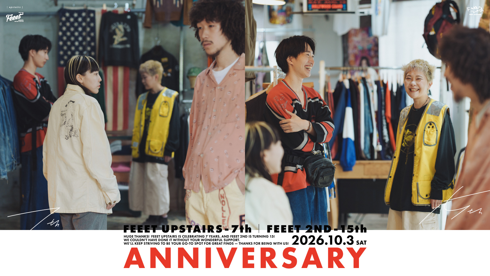 Feeet upstairs 7th  |  Feeet 2nd 15th 20261003