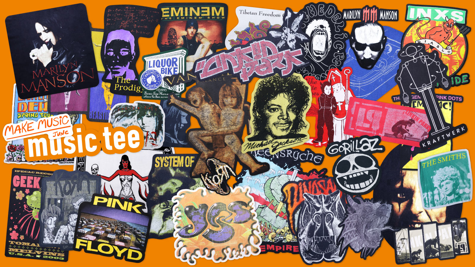 "make music" music tee