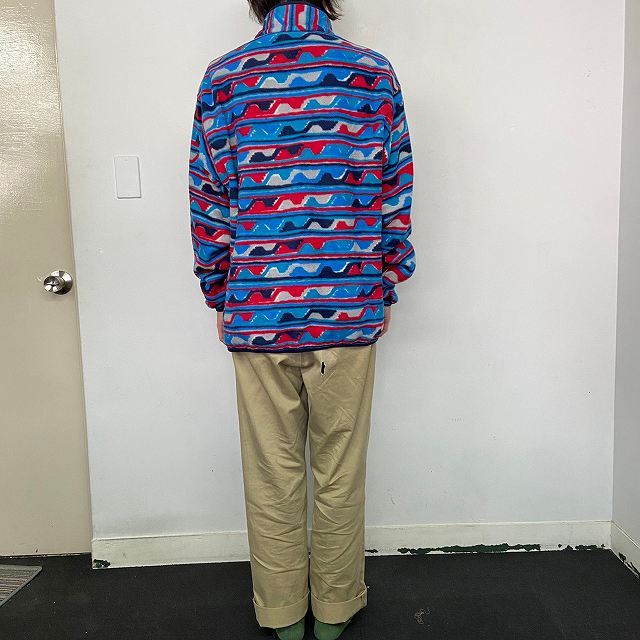 Patagonia パタゴニア スナップT フリースジャケット XL 総柄