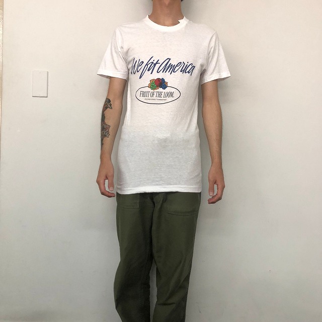 70's FRUIT OF THE LOOM USA製 T-shirt S