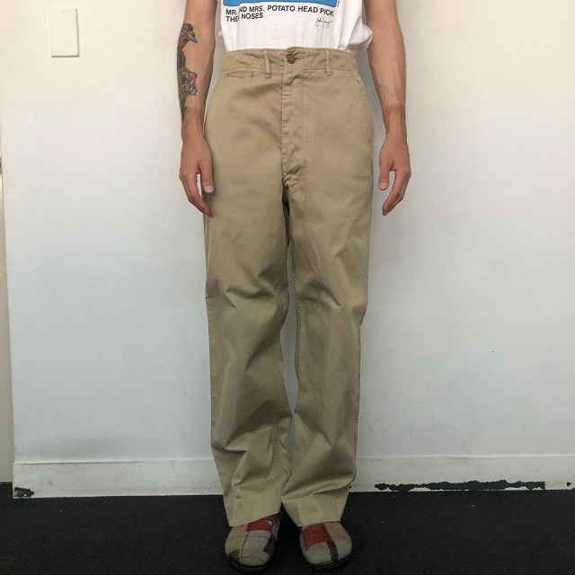 50s アーミーチノ us army chino trousers-